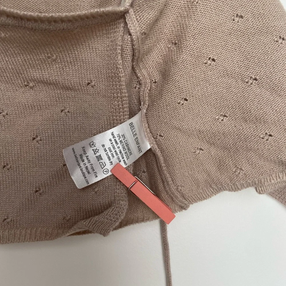 Cozy Knit Kids Matching Set - Cream - Picture 7 of 9